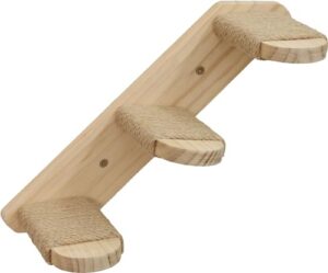 Kerbl Pet Kattstege I Timmer, Längd 38cm, Med Jute